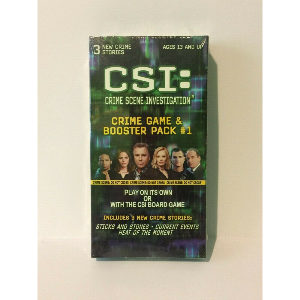 CSI Crime Scene Investigation Booster Pack #1 New Crime Scene: Do Not Cross NIB